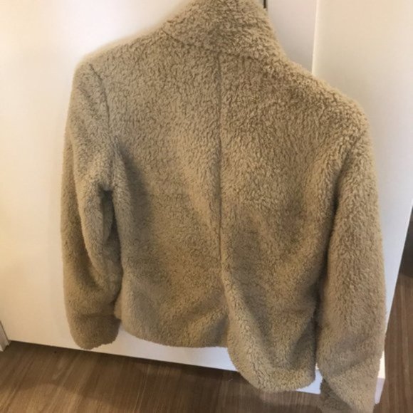 EUC Patagonia Los Gatos Fleece Sherpa Jacket in Khaki (S) - Picture 4 of 7